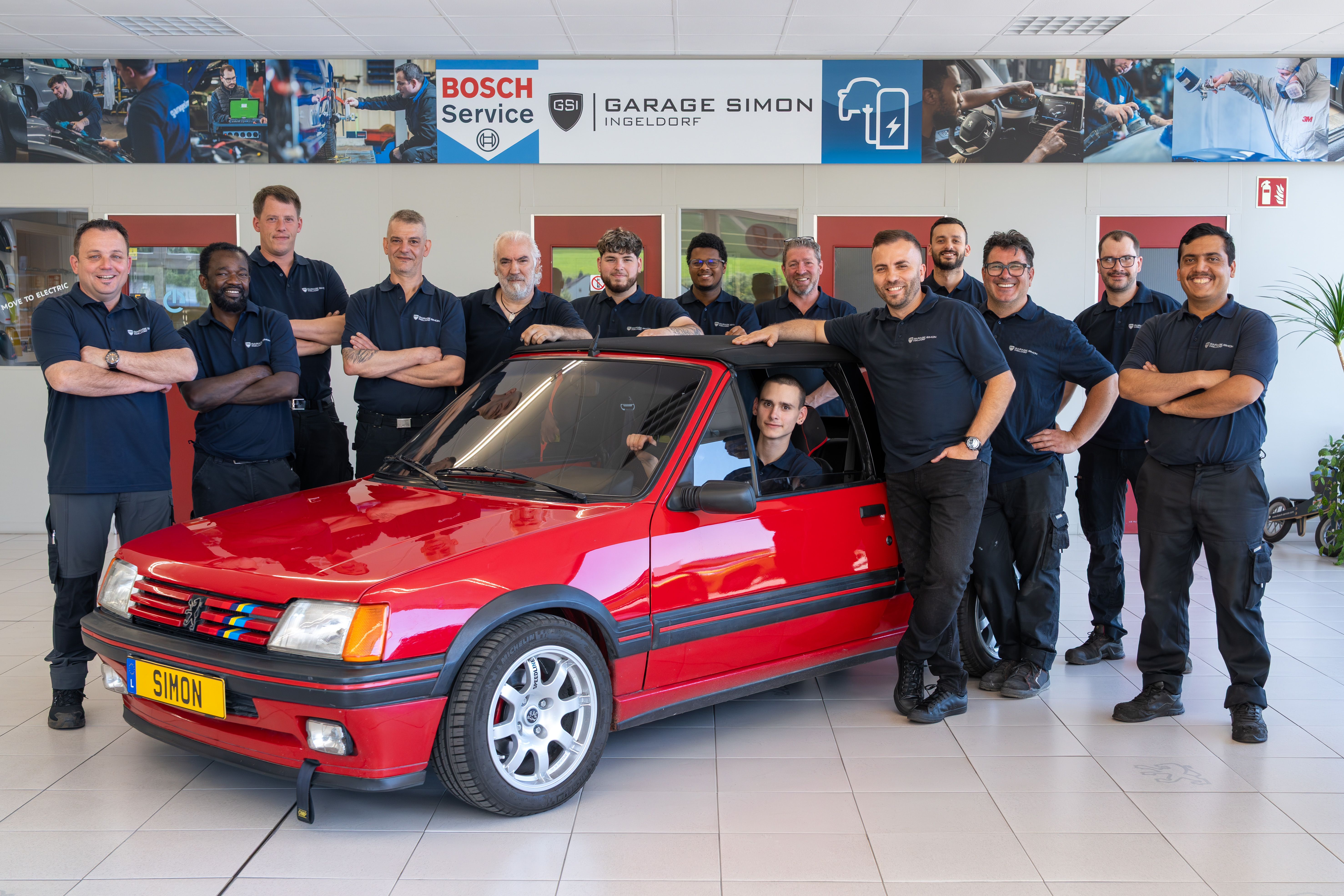 Teamfoto Garage Simon Ingeldorf
